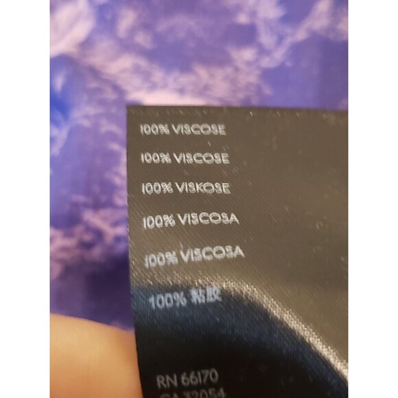 Free People Women Sz S Dress Long Sleeve Floral Pink Purple Short Ruffle Pleated - Picture 6 of 8